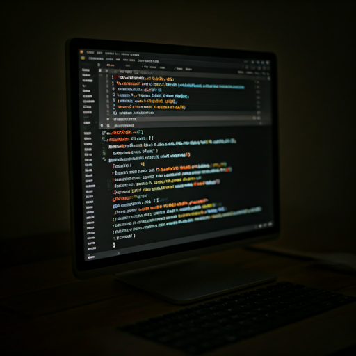 Abstract geometric dark grid pattern representing code structure